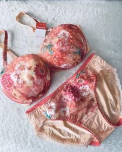 AMO’STYLE可愛いアプリコット色＊E75ブラ&Mショーツ＊タグ付きのサムネイル
