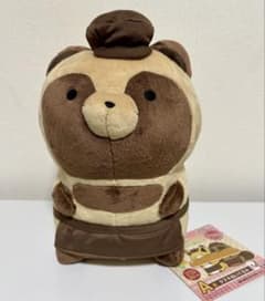너구리와 여우 이치 반 쿠지 산의 제과점 A 상 너구리 인형 세트