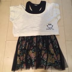 値下げ❣️美品⭐️フルーツ柄ワンピースのサムネイル