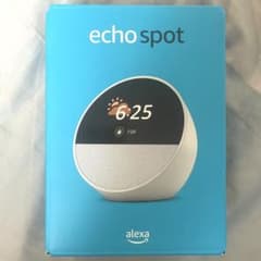 Amazon Echo Spot スマートアラームクロック グレーシャーホワイト