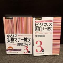 ビジネス実務マナー検定 3級 受験ガイドと問題集のサムネイル