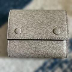 CÉLINE 三つ折り財布 グレー/赤のサムネイル