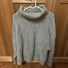 【美品】MARY QUANT グレー タートルネックセーターのサムネイル