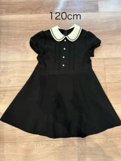 CHOPIN deux 黒 半袖ワンピース 120cmのサムネイル