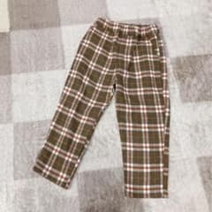 サマンサモスモス ラーゴム　lagom  チェック柄シェフパンツ　100のサムネイル
