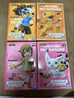 デジモンアドベンチャー DXF 4種セット 太一 アグモン ヒカリ