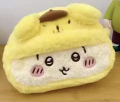 ちいかわ うさぎ×ポムポムプリン ぬいぐるみふわふわ ポーチ 即購入⭕️
