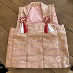 被布着 ピンク系 花の刺繍付きのサムネイル
