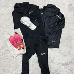 NIKE ランニングジャージ2枚＋ロングタイツ＋帽子×2＋ドラゴンフライのサムネイル