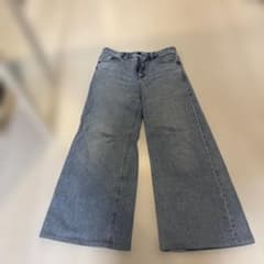 ワイドデニムパンツ ライトブルーのサムネイル