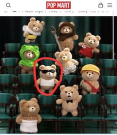 Ted 2 Baby Ted アクションぬいぐるみパンダントのサムネイル