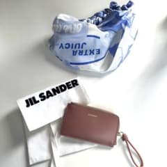 最終値下げ jilsander ジルサンダー カードウォレット 人気ピンク 財布 