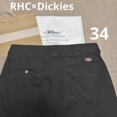 RHC 別注 ディッキーズ ストレッチ ワークパンツ 34 黒 - メルカリ