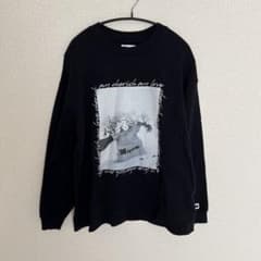 naptime フラワーフォトプリントプルオーバーカットソー BLACK - メルカリ
