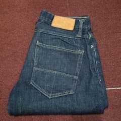 濃紺美品テラソンw30アメリカusa製ホワイトオークコーンデニム革パッチ 