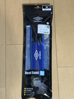 umbro プロテクトヘッドバンド M (57cm) 青のサムネイル