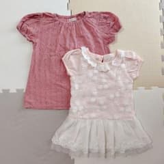 西松屋 しまむら 半袖トップス 2枚セット 110cm 120cm