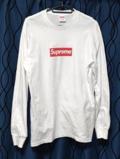 Supreme Box Logo L/S Tee White　長袖　Tシャツのサムネイル