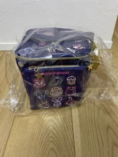 【美品】【未使用】たべっ子どうぶつ ネオンアートスペシャルバニティポーチ