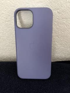 iPhone13 mini 純正レザーケース ウィステリア（MagSafe対応）のサムネイル