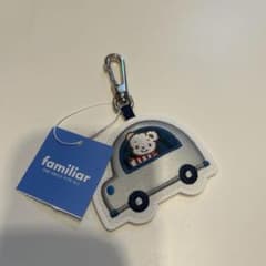 familiar 新品　チャーム　ファミちゃん　青系チェック　ファミリアのサムネイル