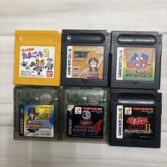 ゲームボーイ ゲームボーイカラー ソフト 6本セットのサムネイル