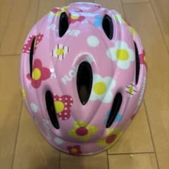あさひ子ども用ヘルメット CBA-1S 47-51cm 花柄のサムネイル
