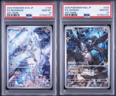 PSA10連番】Nのレシラム•Nのゼクロム ar - メルカリ