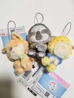 ズートピアねむぐるみマスコット　3種セット