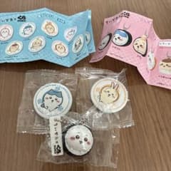 ちいかわ くら寿司 コラボ 缶バッジ フィギュア セットのサムネイル