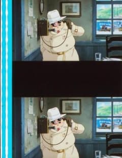 紅の豚 35mmフィルム5コマ ポルコロッソ 森山周一郎 PORCO ROSSO
