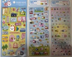 正規品　ウサコレフレンズ　シール　ステッカー　３枚セットのサムネイル