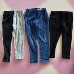 キッズ パンツ 110cm 3本セット 長ズボン - 2
