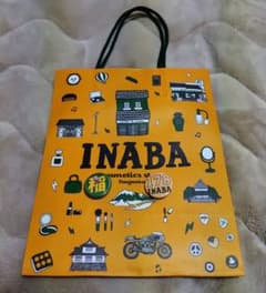 ブ*タ様 INABA 化粧品ストア ショッピングバッグ＆缶バッチのサムネイル