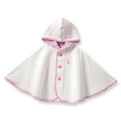 ゆず様専用♡ほぼ新品！ミキハウスうさぎのポンチョと甚平風ロンパースのサムネイル