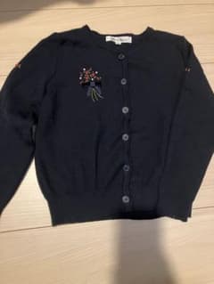 お受験　七里　120㎝　刺繍入りカーディガンのサムネイル