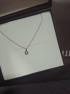 18K YG ダイヤモンドネックレスのサムネイル