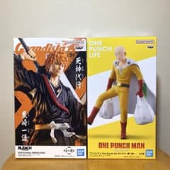 BLEACH 黒崎一護 & ワンパンマン サイタマ フィギュアセット