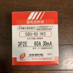 テンパール　漏電遮断器　GBU-63•1KCのサムネイル