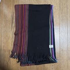 Paul Smith マフラー ブラック マルチストライプのサムネイル