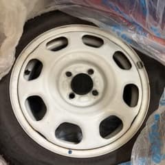 ハスラー　純正ホイール　スタッドレス付のサムネイル
