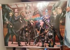 ONE PIECE 스트롱 월드 완성 퍼즐 알루미늄 프레임 포함 액자