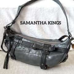 Samantha kingz y2k shoulder bag グレー ブラック - メルカリ