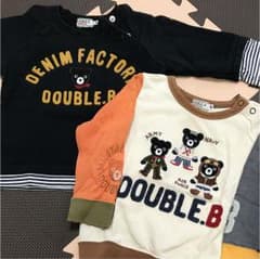 ☆サイン様専用☆ミキハウス ダブルビー トレーナー 80 ２枚セットのサムネイル