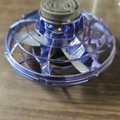 USB充電式 フリスビー 紫色メタルのサムネイル