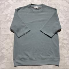 THE SHOP TK 와플 반팔 스웨트 L 민트 블루