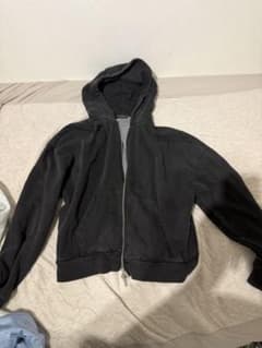 ZARA フルジップパーカー ブラック Sサイズのサムネイル