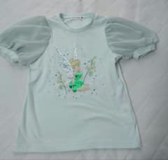 《いちご様専用》ティンカーベル スパンコール Tシャツ　130cmのサムネイル