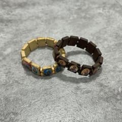 AFTRCT -Swag beads opium bracelet -2個セット