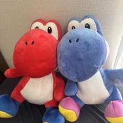 【新品タグ付き】スーパーマリオ 特大サイズ　ぬいぐるみ おすわりヨッシー